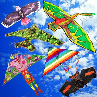 JVL Long Tail Rainbow Kite Outdoor Kites Flying Toys Kite For Children Kids with kite string