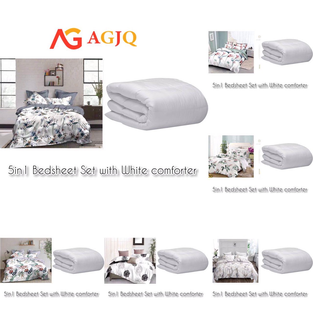 Duvet Cover Sheet Set Daisy and Lavender Floral Printed 100 Cotton