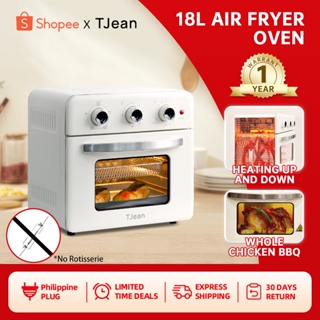 TJean Multifunctional Oil-Free Frying Air Oven 360 Degree Three-Dimensional Circulating Large Capacity Portable Storage 18L
