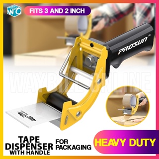 Packing Tape Dispenser with Handle Heavy Duty Portable Sealing Tape for Carton, Packaging and Box