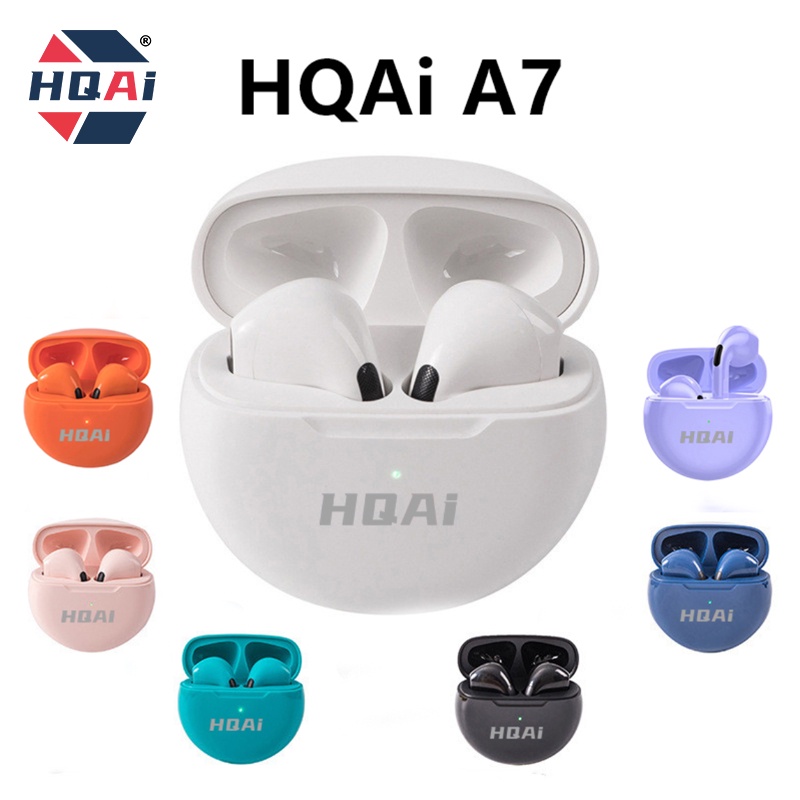 HQAI A7 Wireless Bluetooth Earphones Tws BuildIn Mic Earbuds Touch