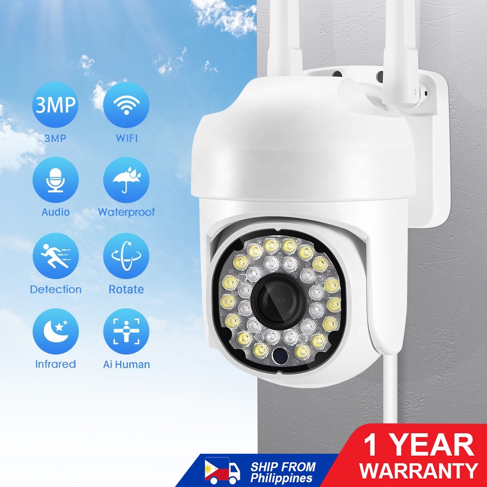 V380 PRO Q15 HD 3MP cctv camera wireless outdoor night vision cctv ...