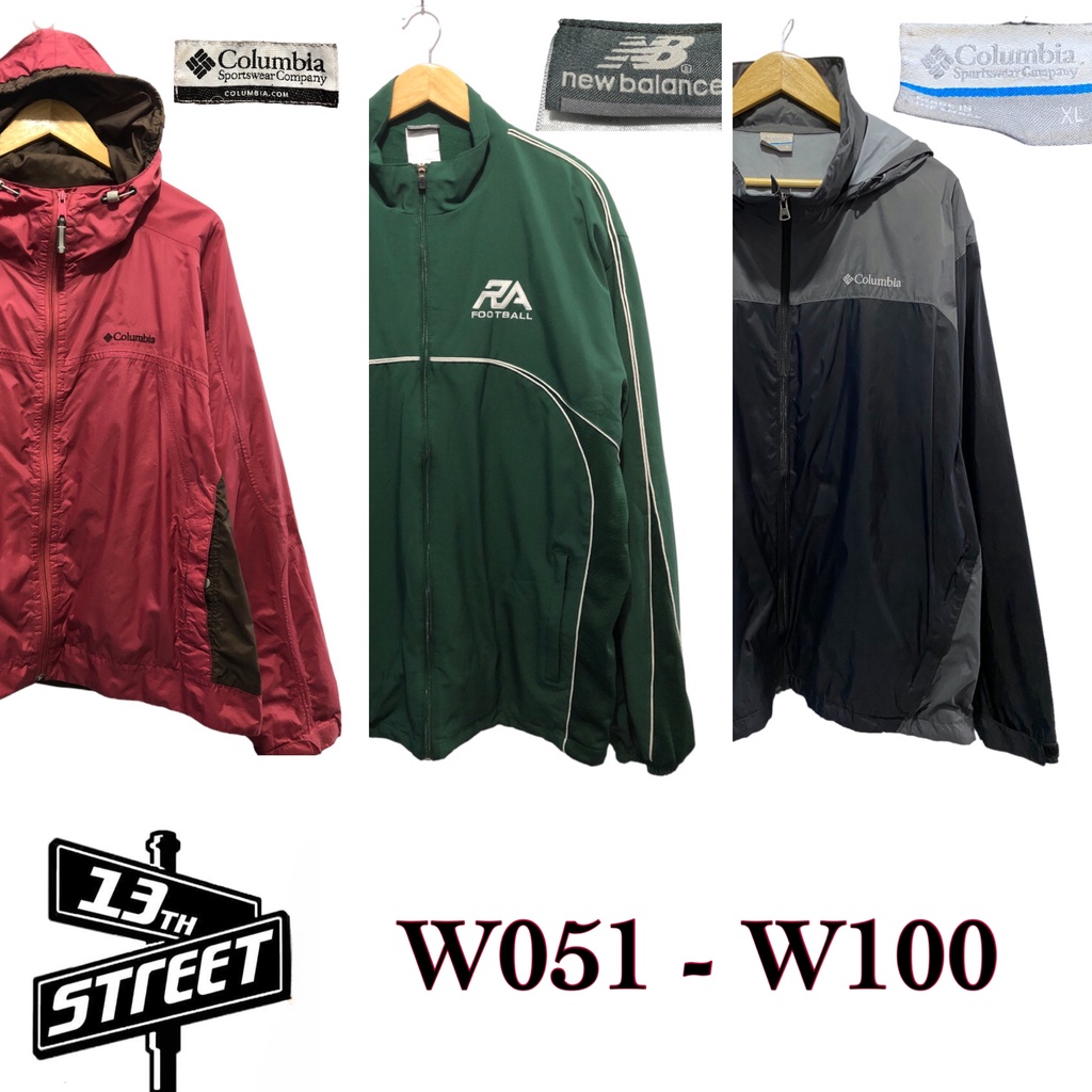 THRIFT WINDBREAKER Jacket (W051W0100) Shopee Philippines