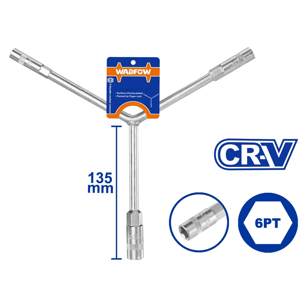 WADFOW Y - TYPE ; T - TYPE SOCKET WRENCH : 8MM 10MM 12MM14MM 17MM ...