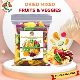Homefarm Dried Mixed Fruits and Veggies good for health mix 10 kinds of fruits and veggies 200g