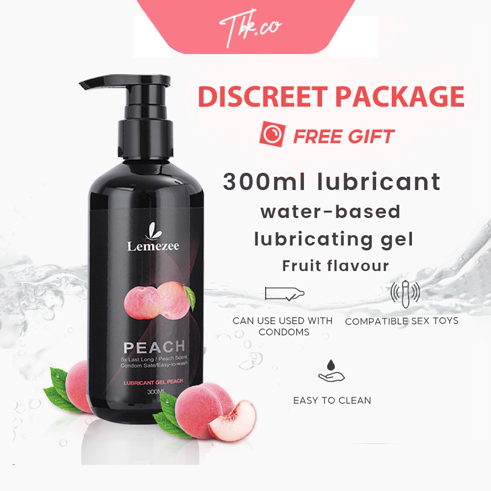 Lemezee 300m Peach Lube Lubricant Oil Anal Sex Lube Gel Health Water Based Lubricants Shopee 4339