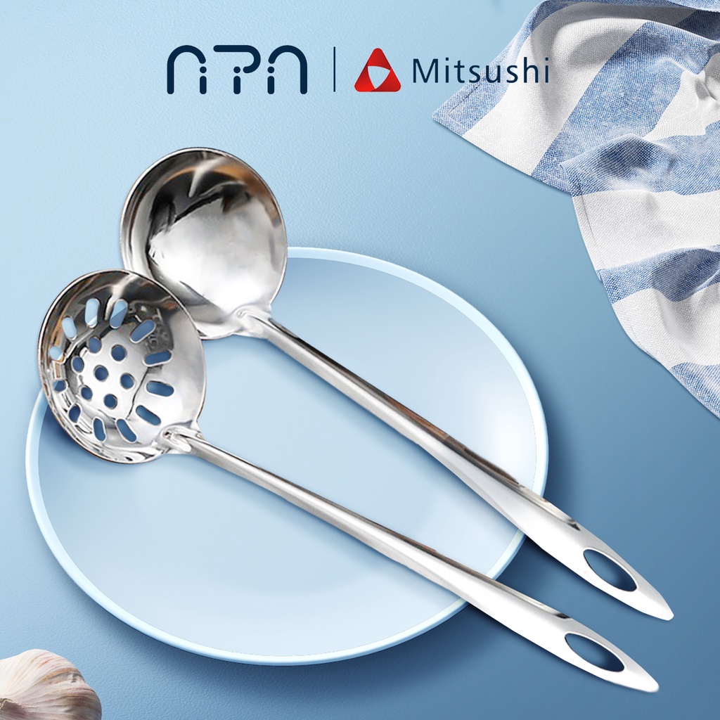 Nipiin by Mitsushi One Set Classics Basics Stainless Steel Soup Ladle