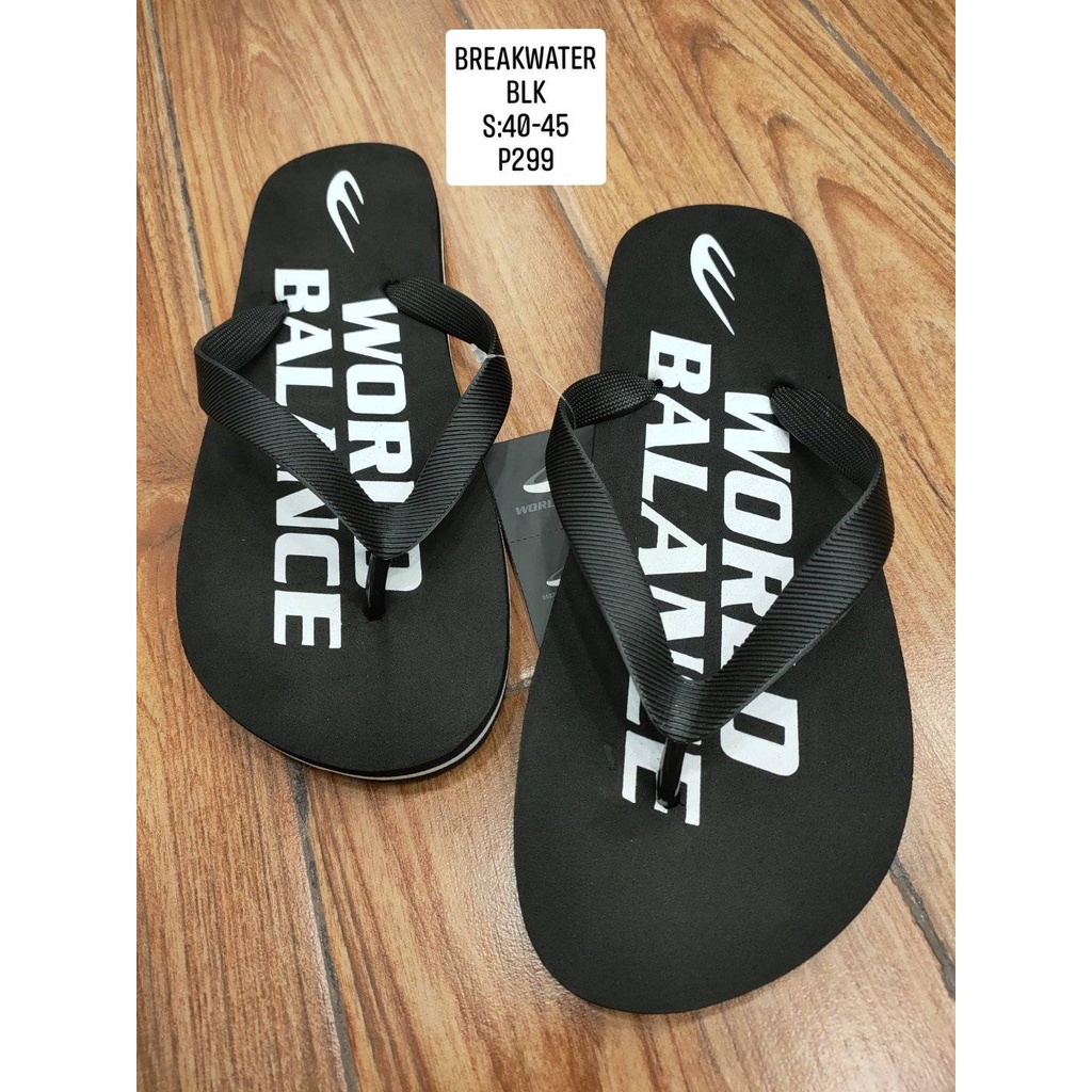 PSS World Balance Flip Flop Slippers (Breakwater) Shopee Philippines