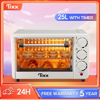 Tixx 25L Oven For Baking Multipurpose Household Kitchen Knob Air Fryer Microwave Toaster 15L 25L