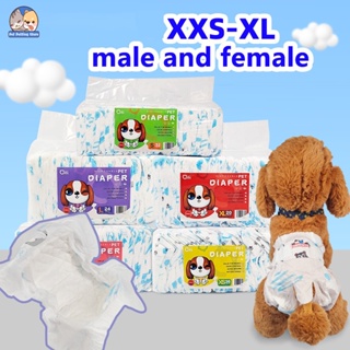 Pet Petting Store Diapers For Female Dog XS-XL 36'S  Puppy Diaper