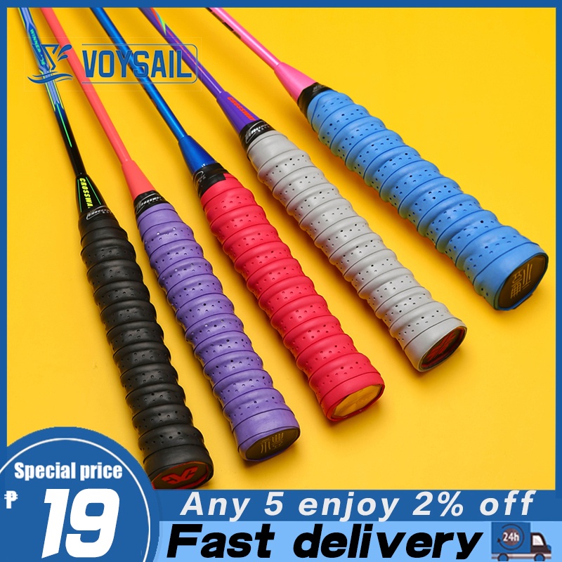 Badminton racket grip with fishing rod sweatband grip with nonslip
