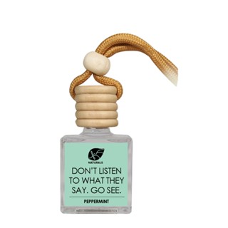 ln stockNEW♈❏Hanging Car Diffuser Fragrance Air Freshener Peppermint Scent By FC Naturals