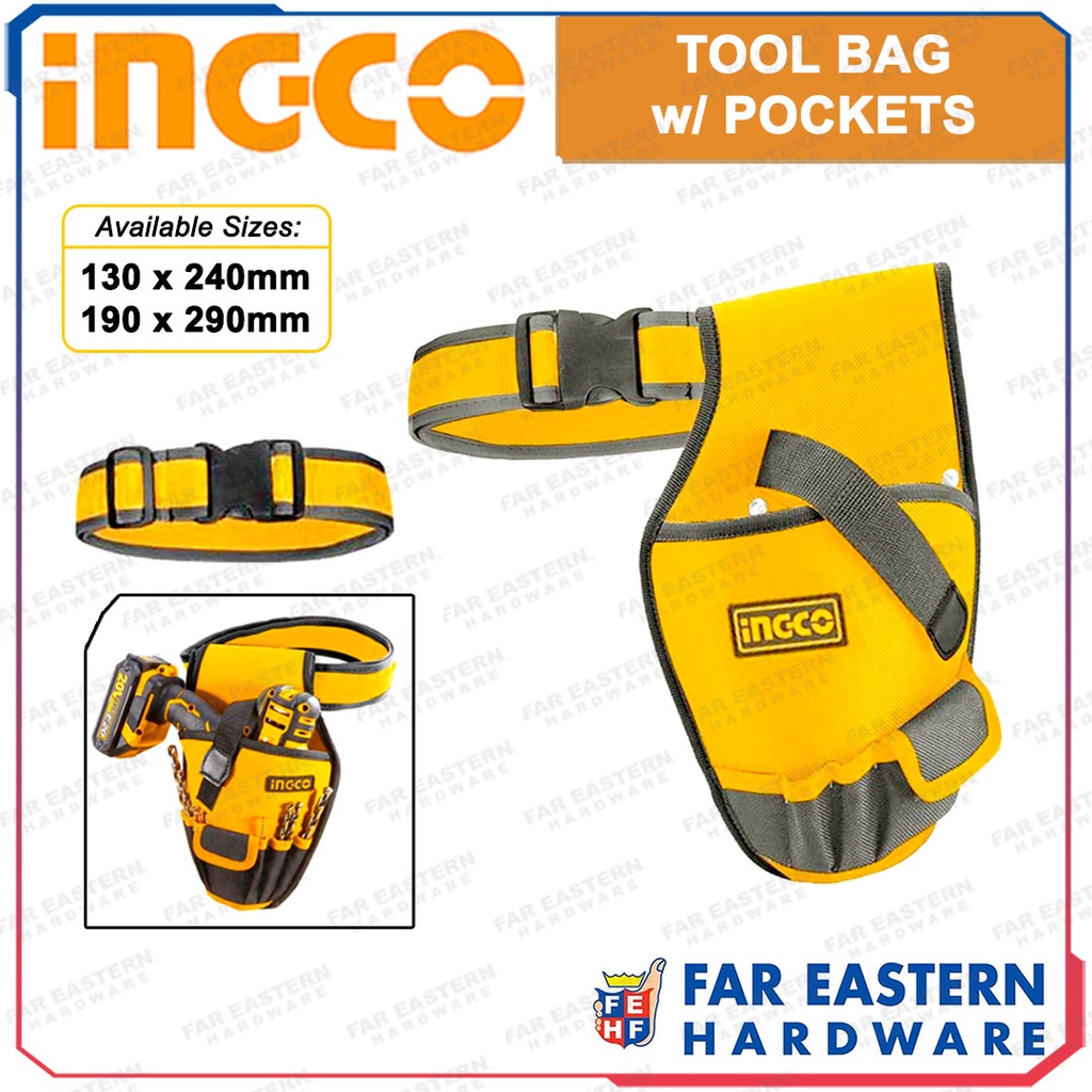 INGCO Tool Bag Pouch w/ Pockets INHT | Shopee Philippines