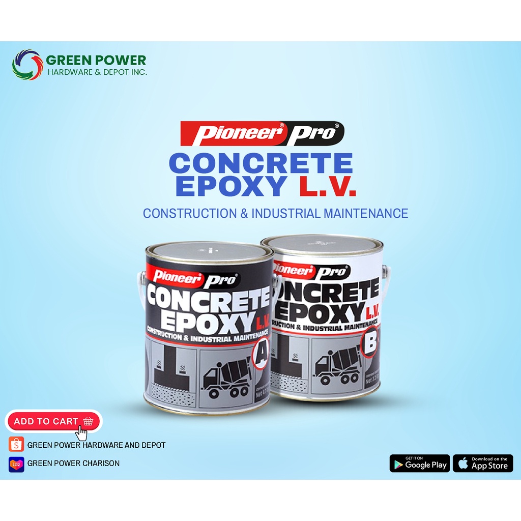 PIONEER PRO Concrete Epoxy HV and LV | Shopee Philippines