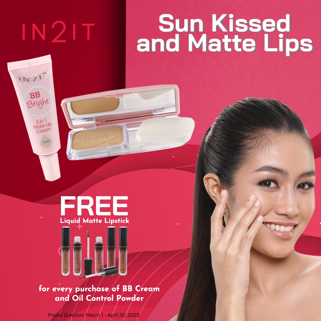 IN2IT BB 5 in Make Up Foundation with FREE Liquid Matte | Philippines