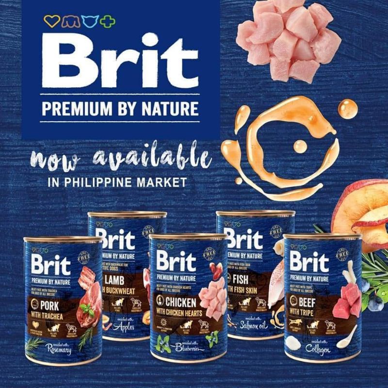 Brit Premium by Nature Wet canned dog food 400grams Shopee Philippines