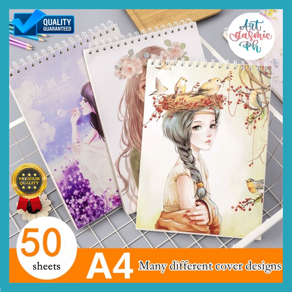 Artgasmicph 100 GSM Sketchbook Pad Drawing Pad Journal Pad Sketch Book Drawing Book Watercolor