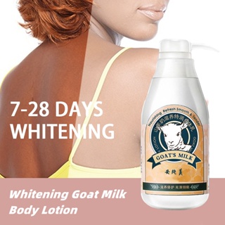 Goat Milk Body Lotion Whitening Smooth Moisturizing Lotion Cream Improve Dark Lightening Skin Cream