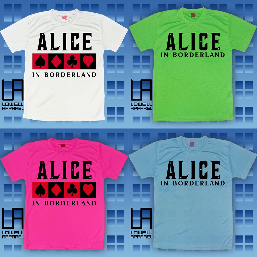 Alice in borderland logo netflix souvenir collections gift tshirt