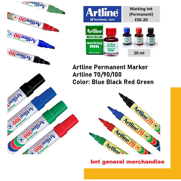 Wapenstilstand Alcatraz Island morfine Artline Permanent Markers - Artline 70, Artline 90, Artline 100 or Refill  Ink 1Pc | Shopee Philippines