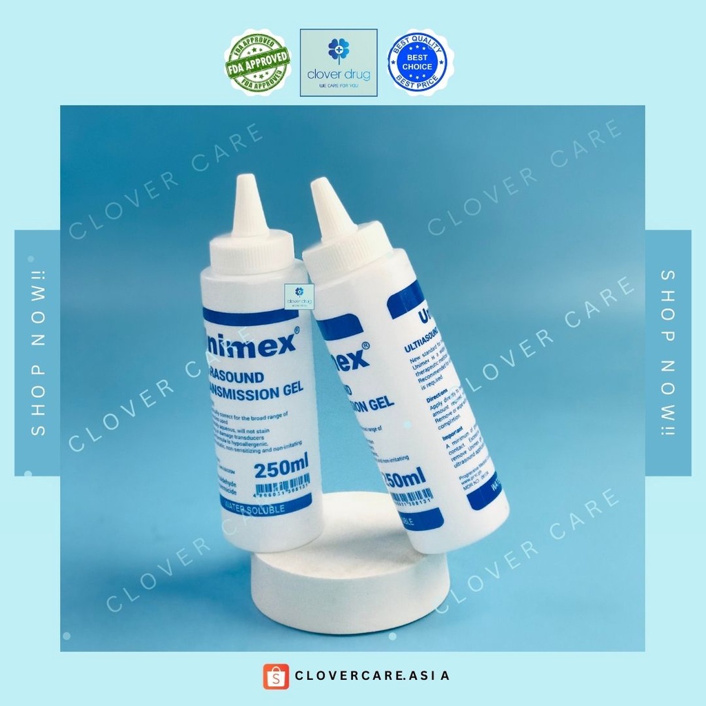 UNIMEX Ultrasound Transmission Gel (250ml) Shopee Philippines