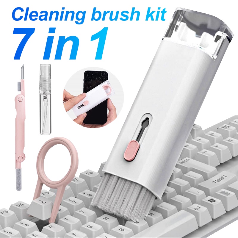 7in1 Keyboard Cleaner Brush Kit Earphone Cleaning Pen Dust Removal