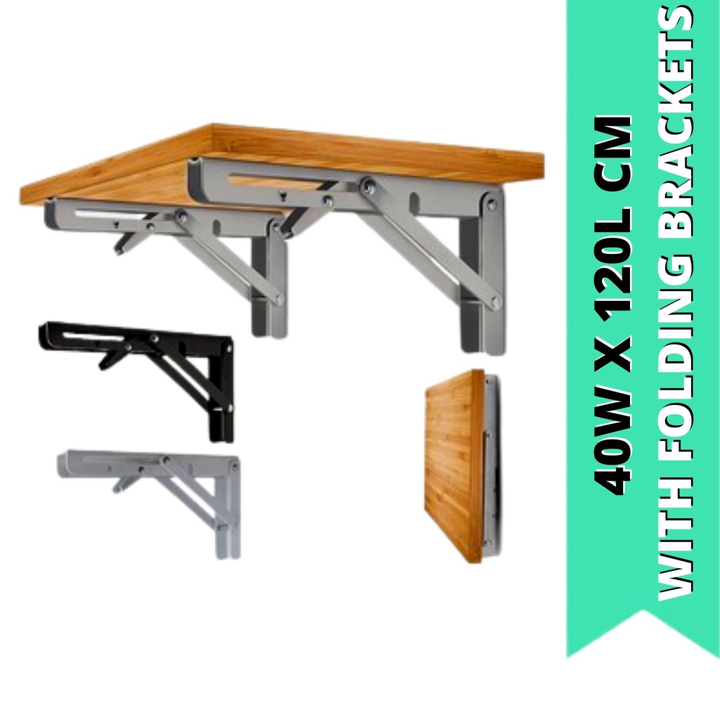 40W X 120L Wood Planks With Bending Brackets Set Adjustable Mounted