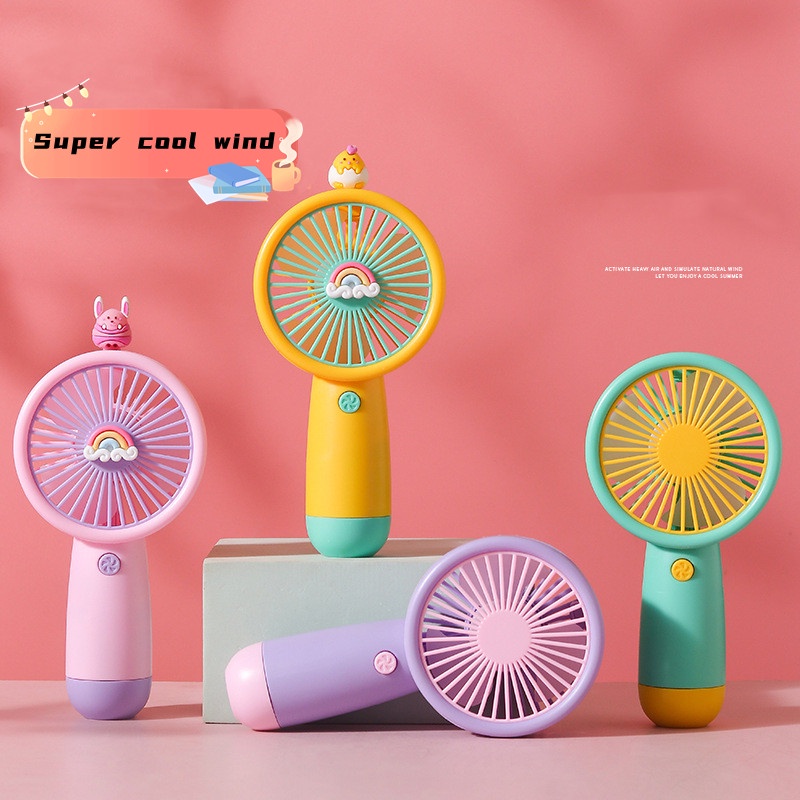 Mini Fan Rechargeable Mini Travel Outdoor Fan with powerbank for school
