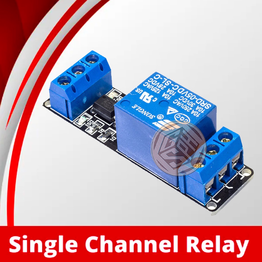 Single Channel Relay 1 Channel Relay 1-Way Relay Module 1CH 5V L 12V ...