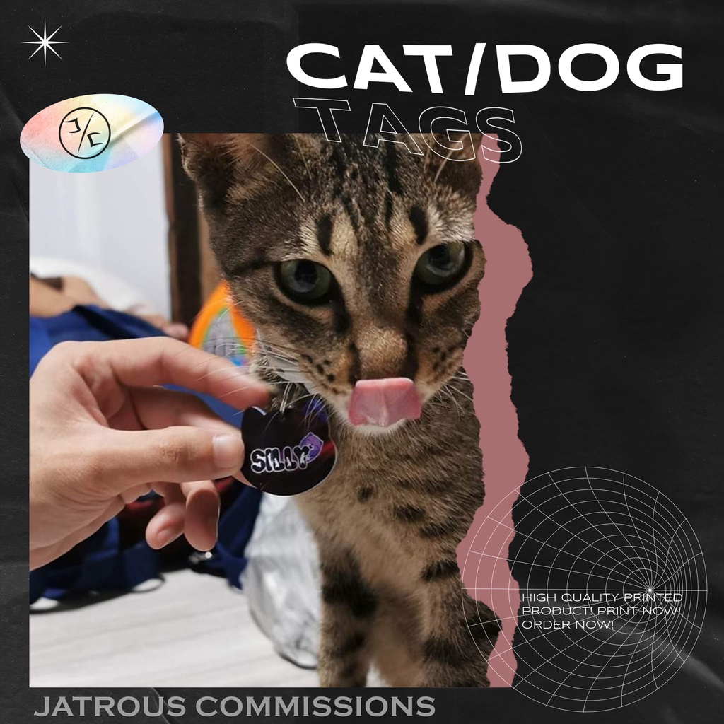 Sublimated Cat/Dog Tags Shopee Philippines