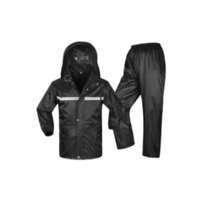 【Free Shoe Covers】Motorcycle Riding Raincoat Rainshoes Full Body Suit With Reflective Warning Strip - Image 3
