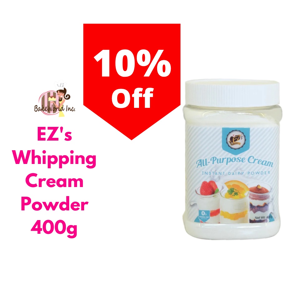 EZ's Whipping Cream Powder 400g Shopee Philippines