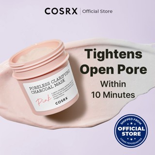 [COSRX OFFICIAL] Poreless Clarifying Charcoal Mask Pink 110g, Super Tightening, for enlarged pores