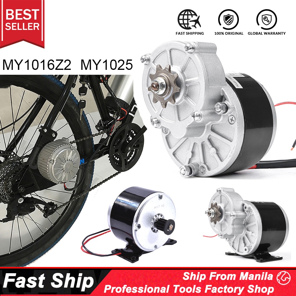 250W 12V 24V Gear Motor Brush Motor Electric Tricycle DC Gear Brushed Motor Electric Bicycle
