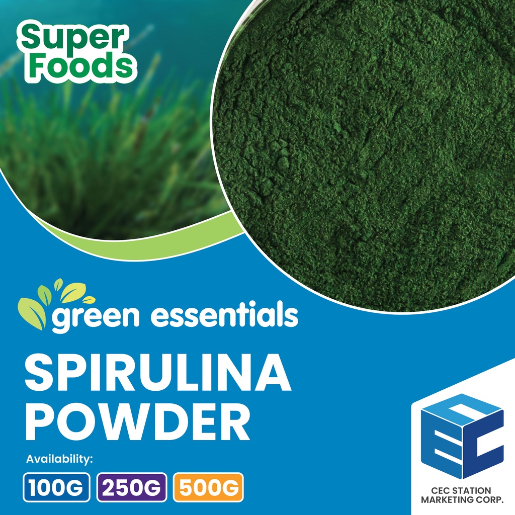 Green Essentials Organic Spirulina Powder 100g/250g/500g Shopee Philippines