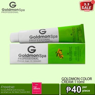 Goldmon Color Cream 110ml Platinum Ash Grey Collection #1