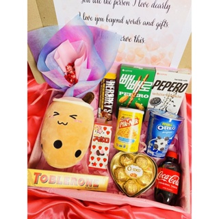 Milktea Gift Set For Her (Anniversary/monthsary gift for girlfriend/loved ones/personalized gift)