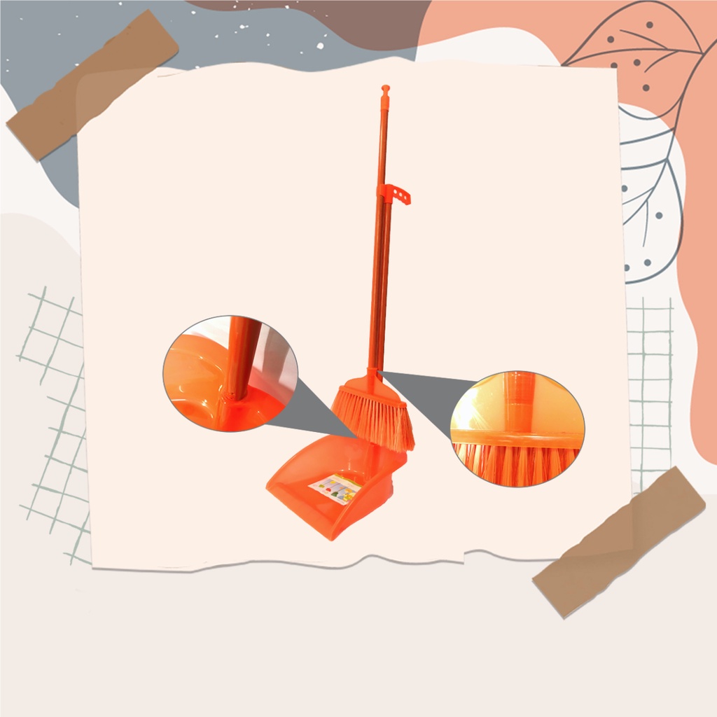 Colored Broom Set with Dustpan Shopee Philippines