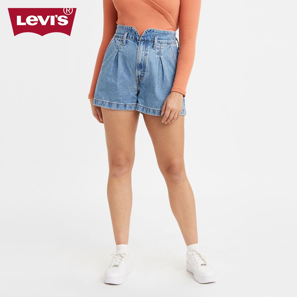 Levi's® Women's High-Waisted Mom Jean Shorts 39429-0001 | Shopee Philippines