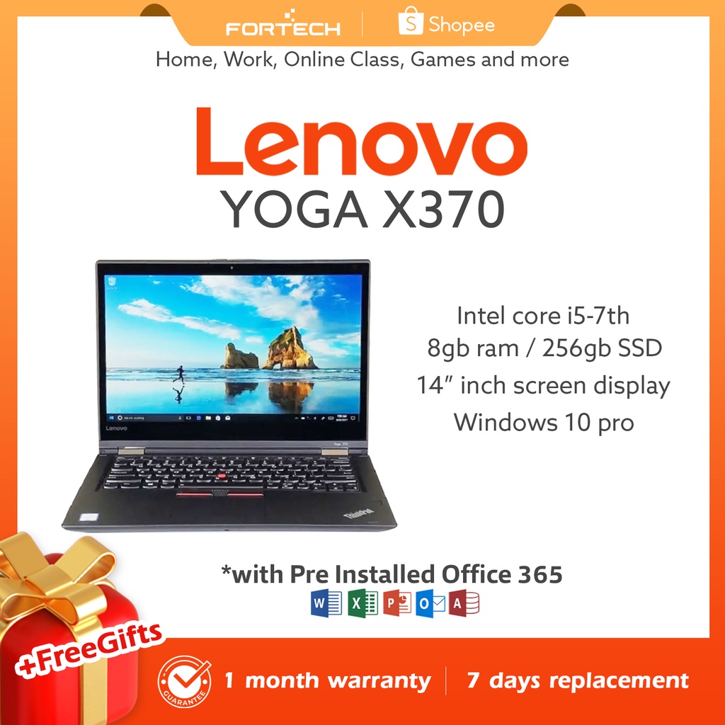 Lenovo ThinkPad Yoga X370 i5-7th gen 8GB ram / 256GB SSD affordable and  quality laptop