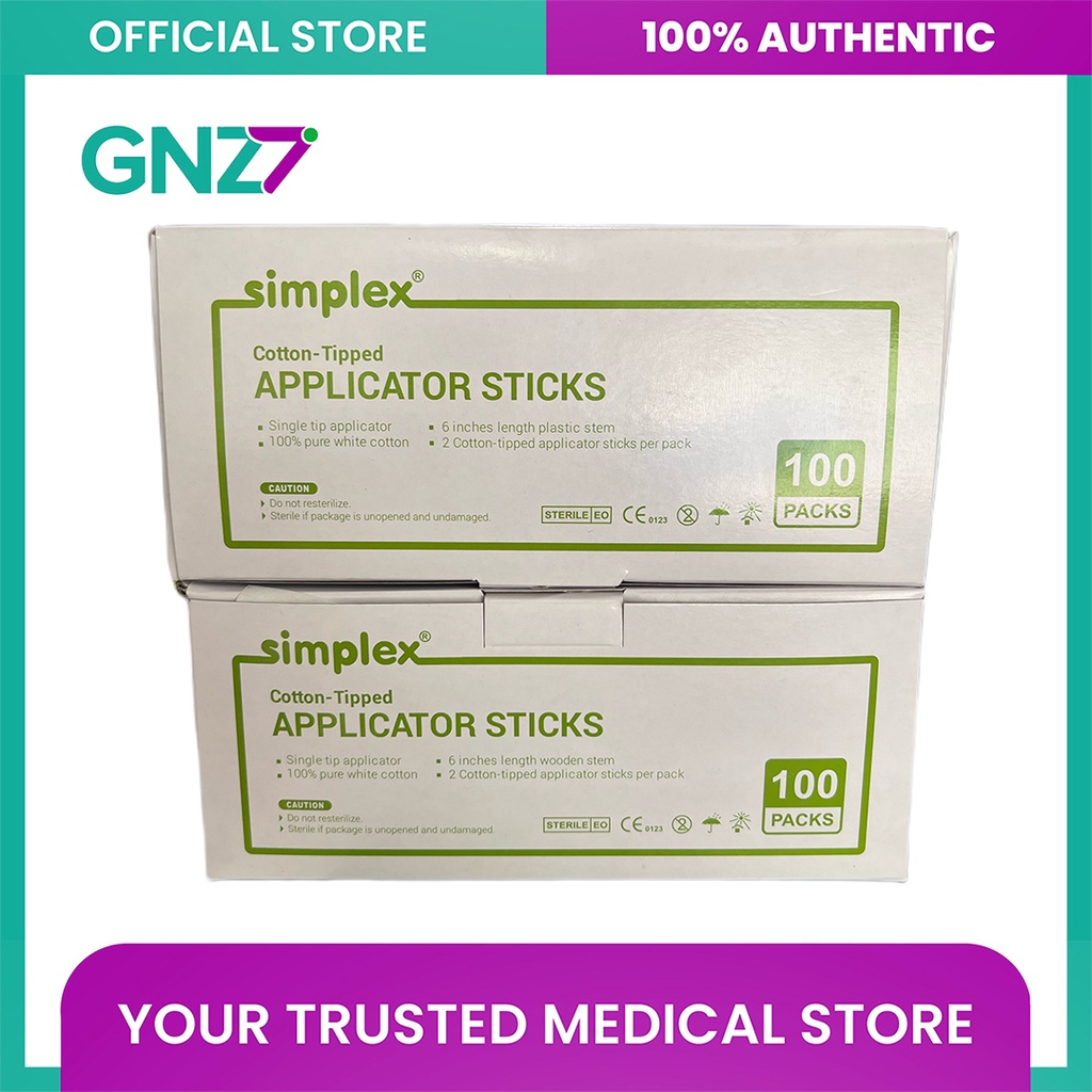 Cotton Applicator Stick (Simplex / Medpro) Shopee Philippines