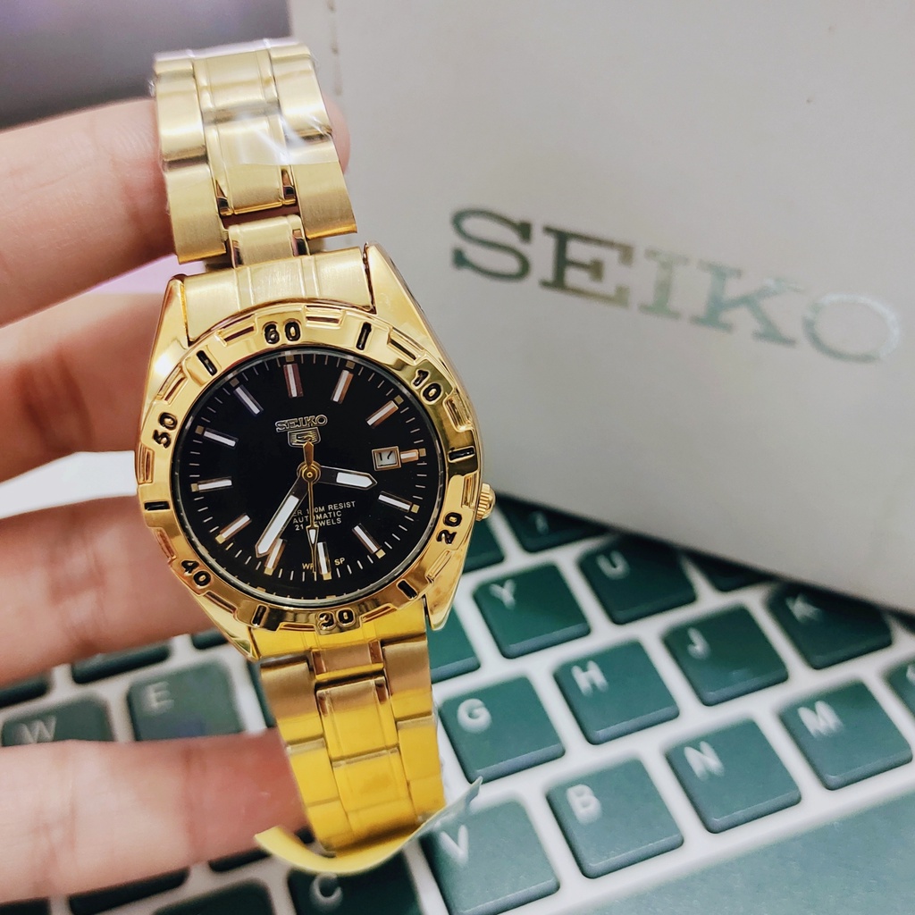 S234 Seiko-5 Automatic Hand Movement with Date Stainless steel for Women  Water resistant | Shopee Philippines
