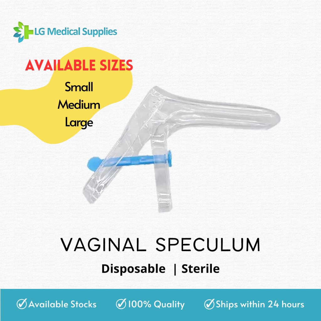 Vaginal Speculum Disposable Sterile 1pc Available in Small, Medium