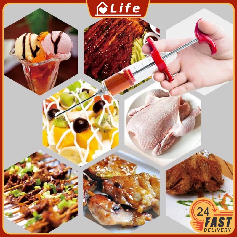 Barbecue Cooking Tool Kitchen Syringe Seasoning Syringe Marinade