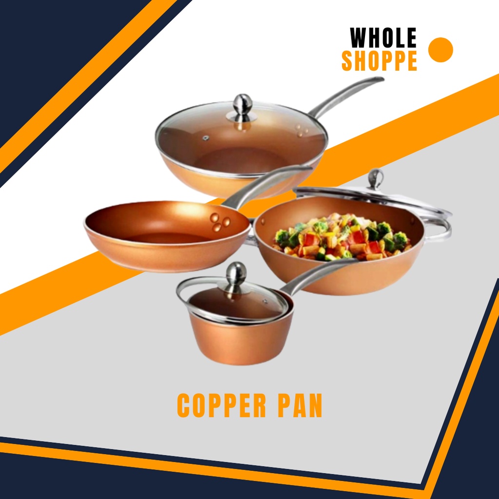 MASFLEX Original Copper cookware set Nonstick Frying Pan Nonstick