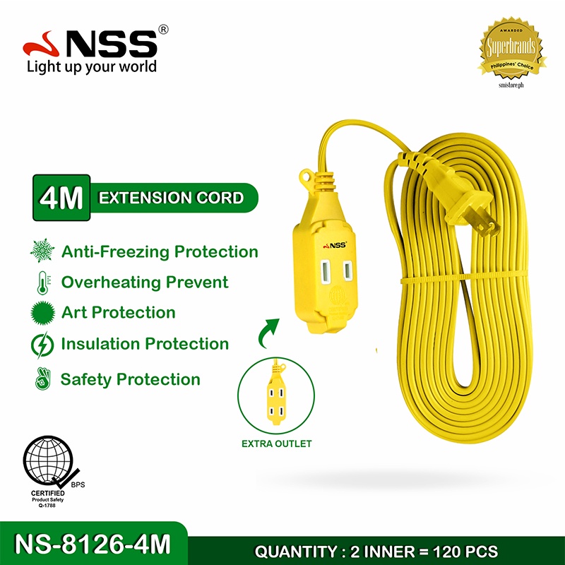 NSS extension cord power cord mini plug expansion power supply twoplug