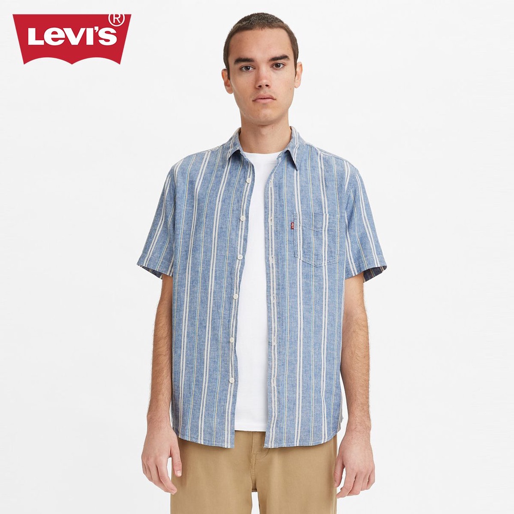 Levi's® Men's Classic 1 Pocket Short Sleeve Shirt 86627-0051 | Shopee  Philippines