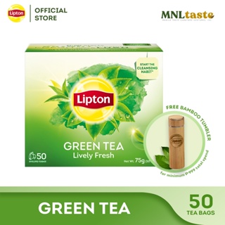 Lipton Fresh Green Tea 50 Enveloped Tea Bags