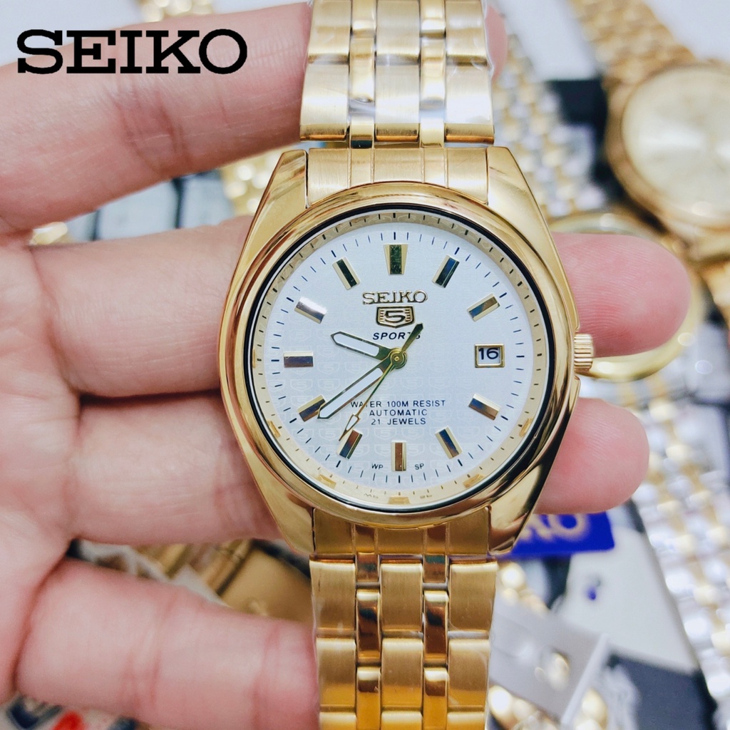 Seiko5 Automatic Hand Movement Men's Watch Battery Operated Japan Movement  | Shopee Philippines