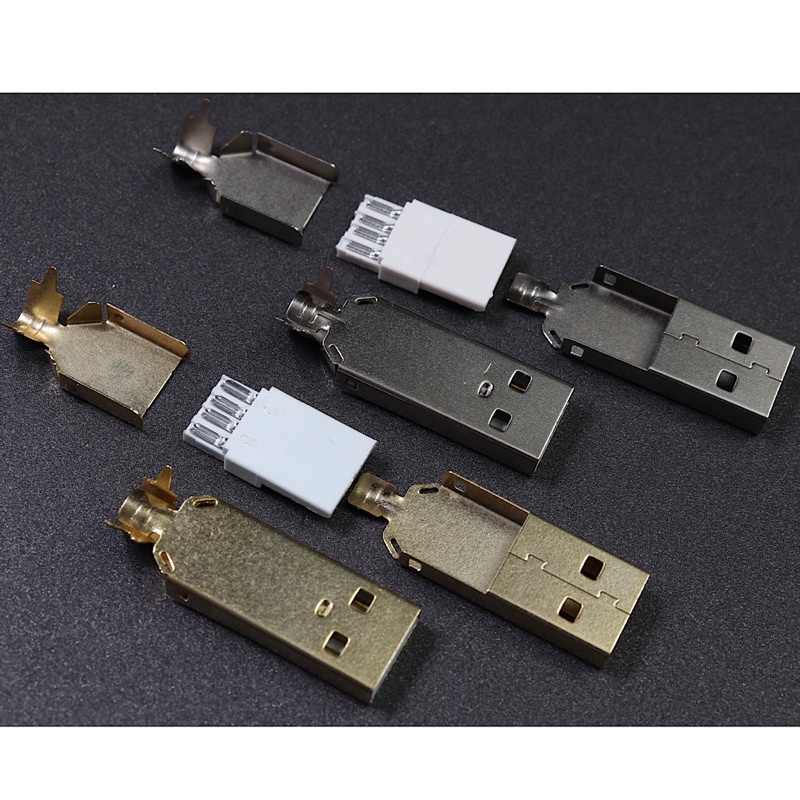 DIY Metal USBA Gold Plated 4Pin Shopee Philippines